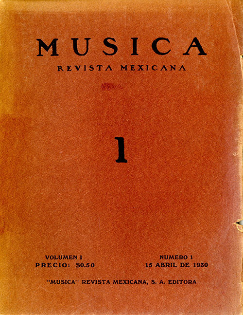 Revista Música No. 1