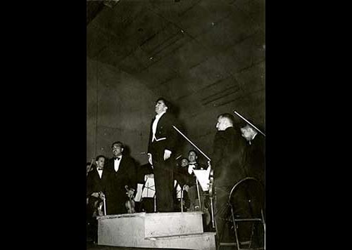 Carlos Chávez en Monterrey con la Orquesta Sinfónica de México