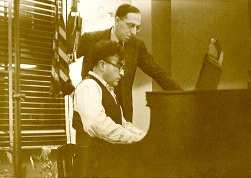 Carlos Chávez y Aaron Copland